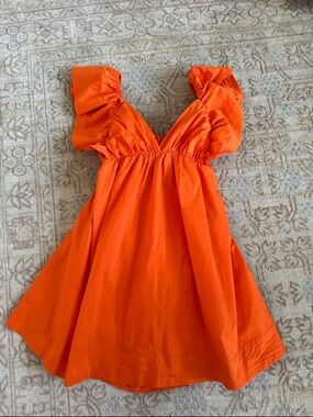 Day + Moon Orange Dress